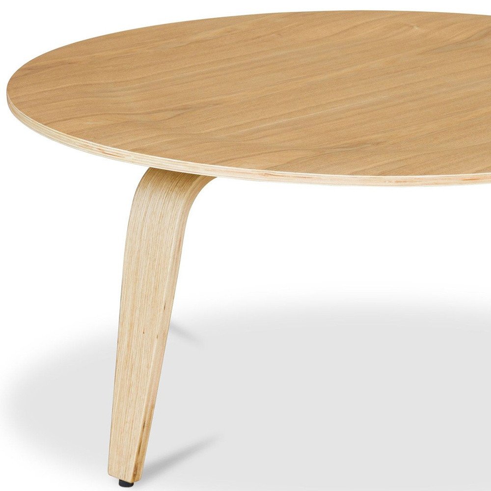 34" Natural Round Coffee Table