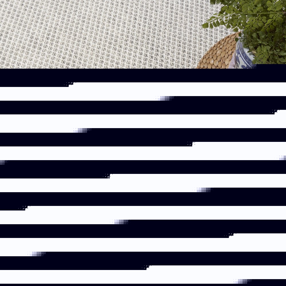 9' X 12' Ivory And Silver Indoor Outdoor Area Rug