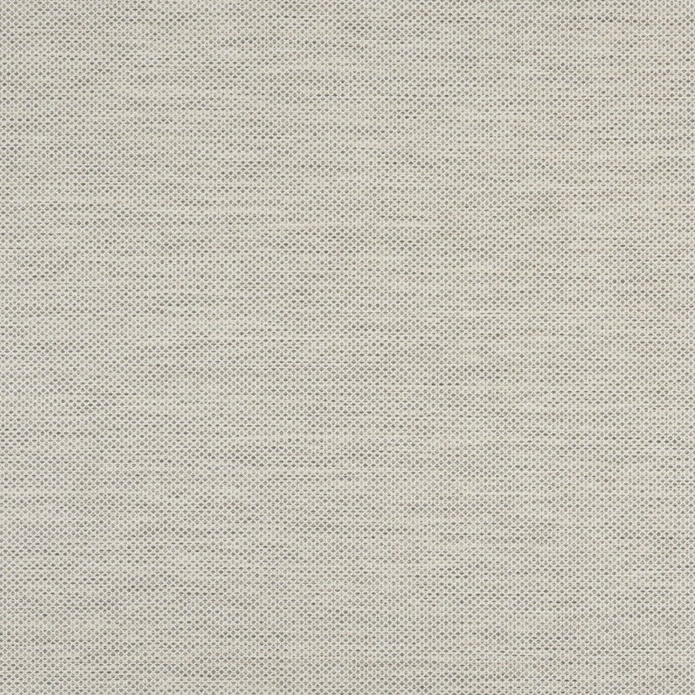 8' Silver Square Geometric Power Loom Area Rug