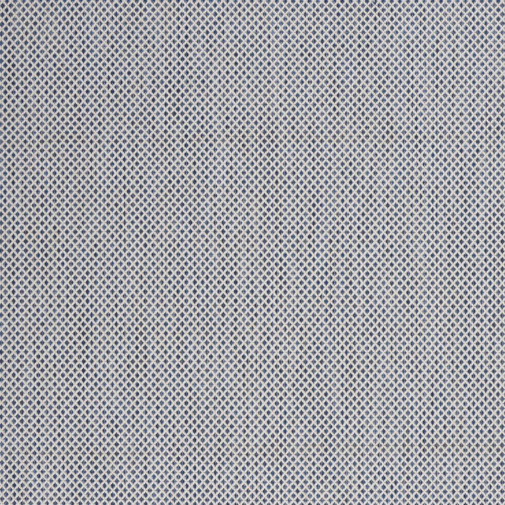 5' X 7' Blue Geometric Power Loom Area Rug