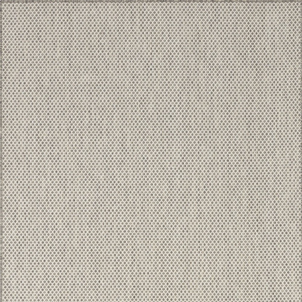 4' X 6' Ivory Geometric Power Loom Area Rug
