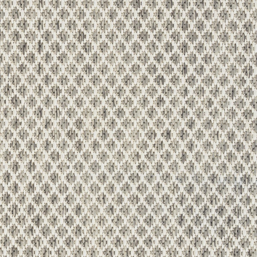 8' X 10' Ivory And Silver Indoor Outdoor Area Rug