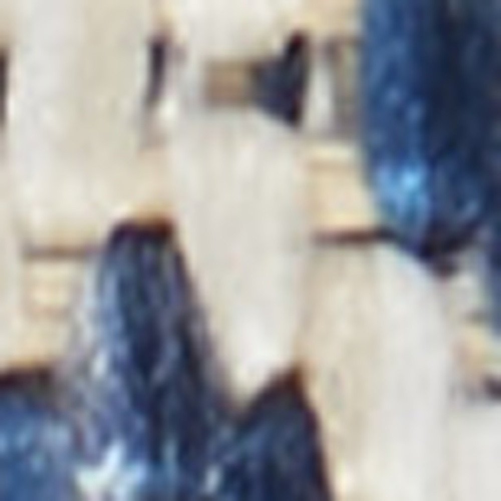 8' X 10' Blue And Ivory Indoor Outdoor Area Rug