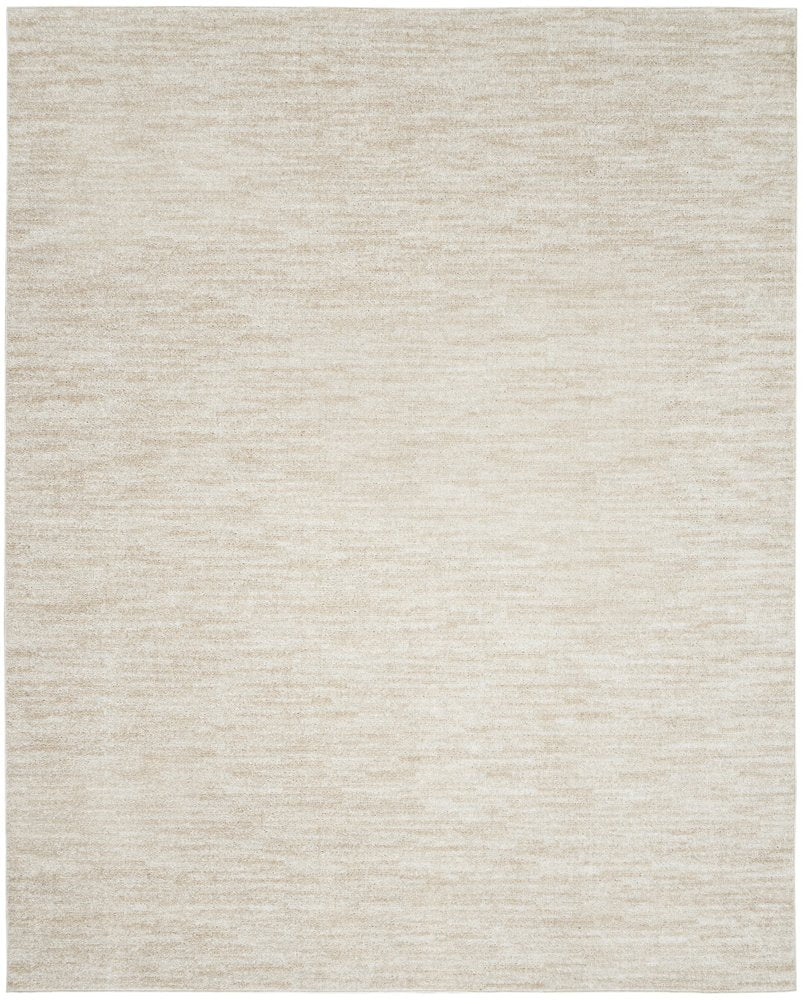8' X 11' Beige And Ivory Indoor Outdoor Area Rug