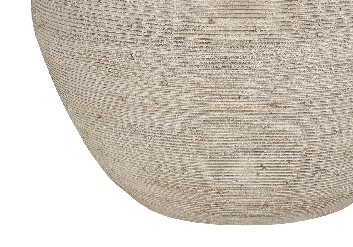 Lighting, 25'h, Table Lamp, Cream Concrete, Beige Shade, Contemporary