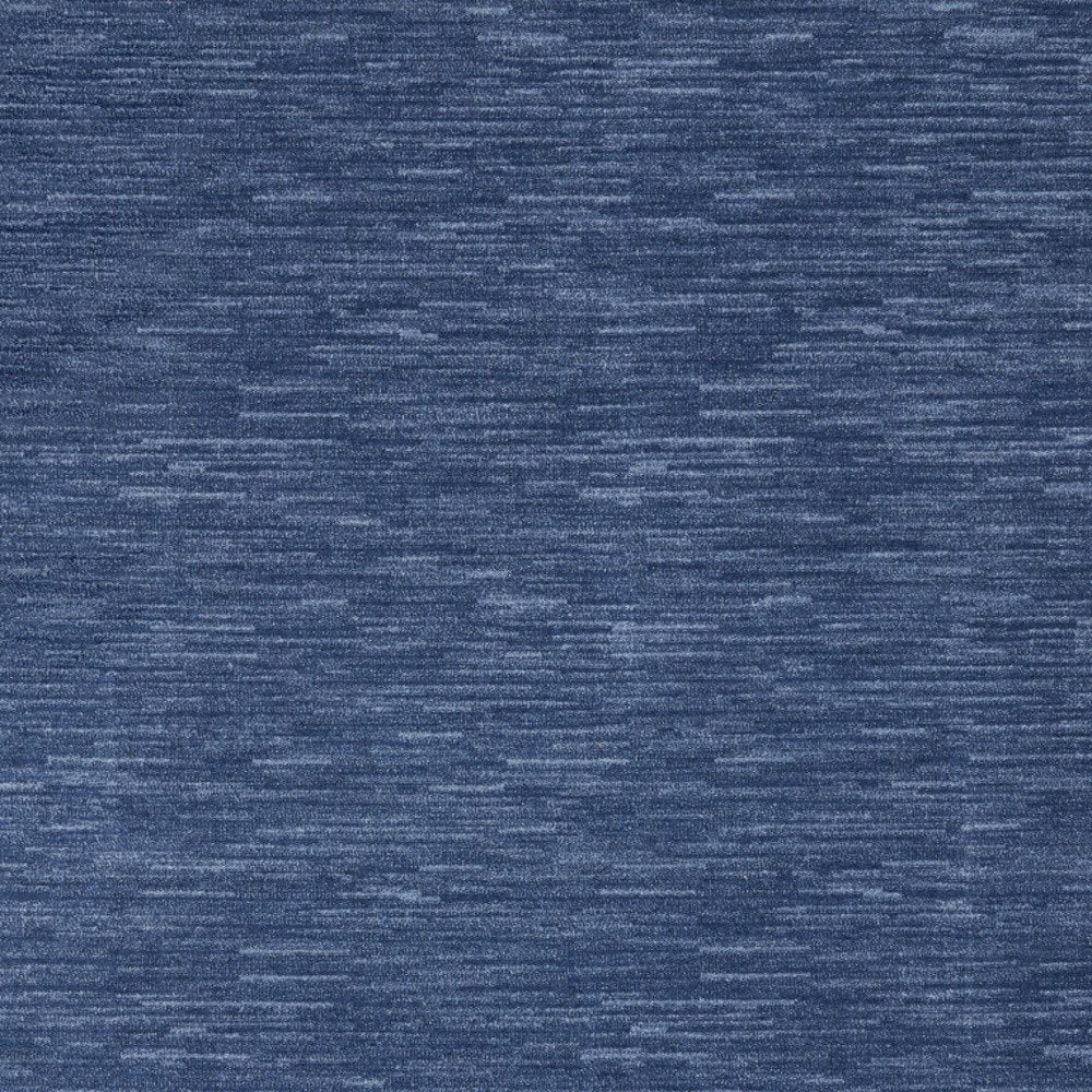 8' X 11' Navy Blue Indoor Outdoor Area Rug