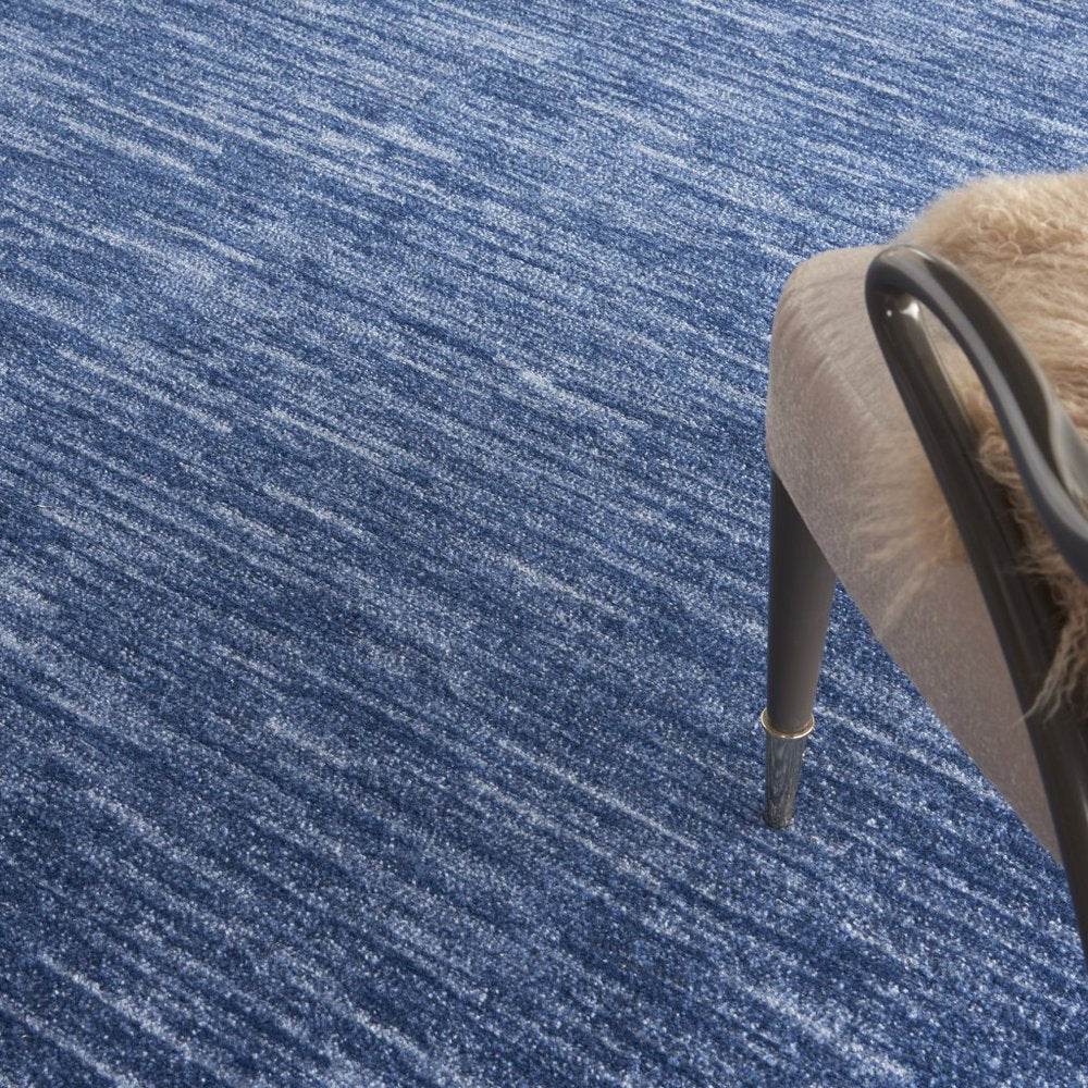 8' X 11' Navy Blue Indoor Outdoor Area Rug