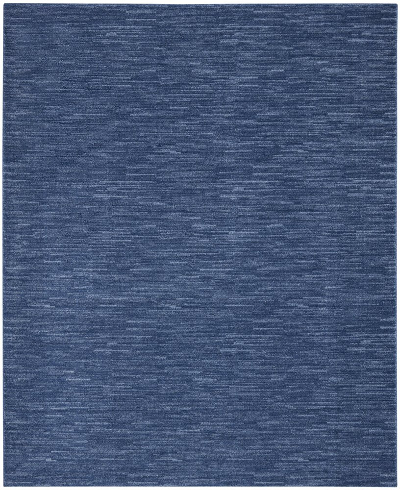 8' X 11' Navy Blue Indoor Outdoor Area Rug