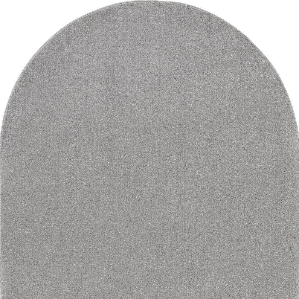 6' X 9' Gray Indoor Outdoor Area Rug