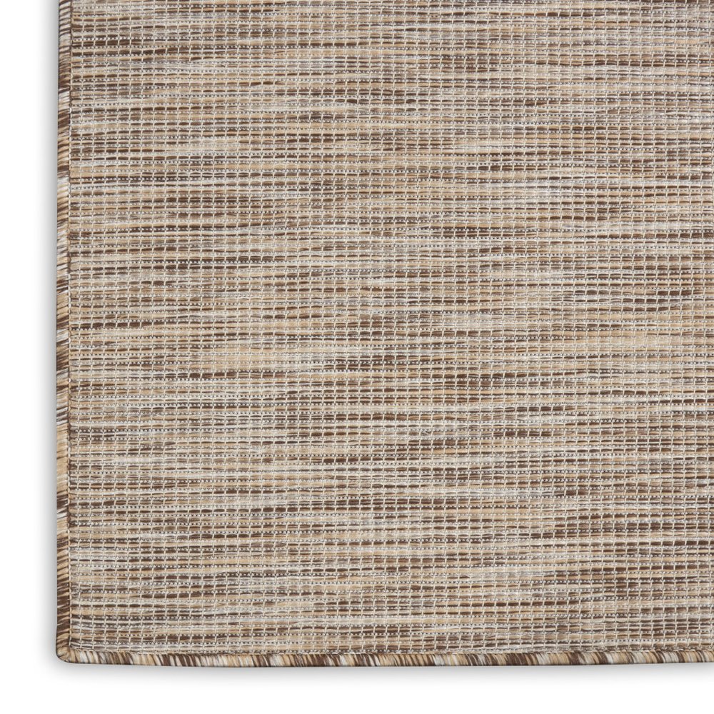 8' Beige Power Loom Runner Rug