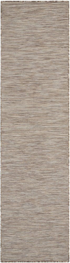 8' Beige Power Loom Runner Rug