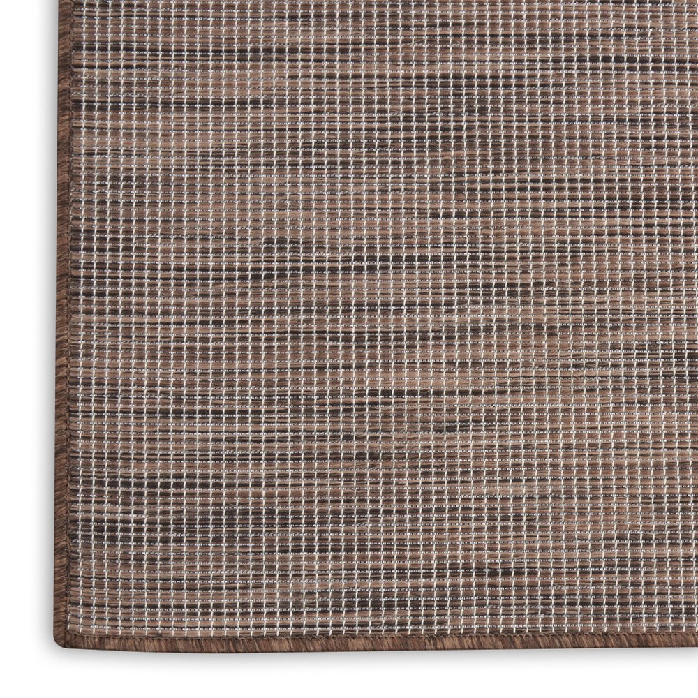 4' X 6' Brown Power Loom Area Rug