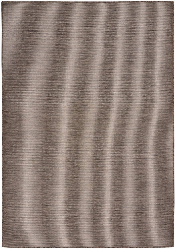4' X 6' Brown Power Loom Area Rug