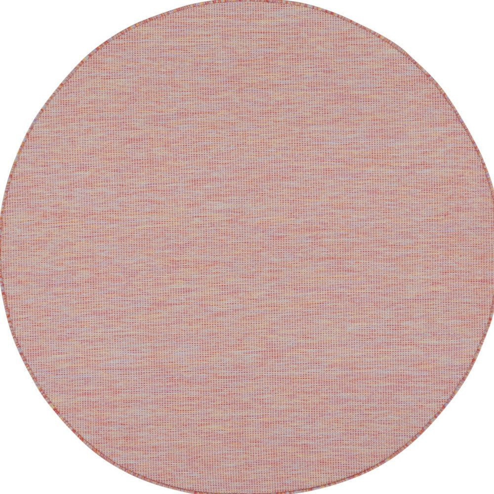 8' Rainbow Round Indoor Outdoor Area Rug