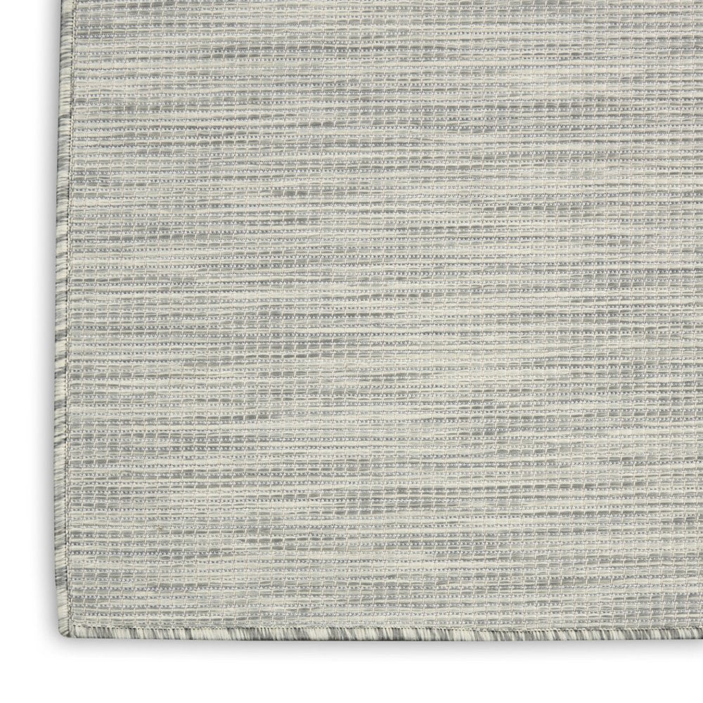8' Gray Power Loom Runner Rug