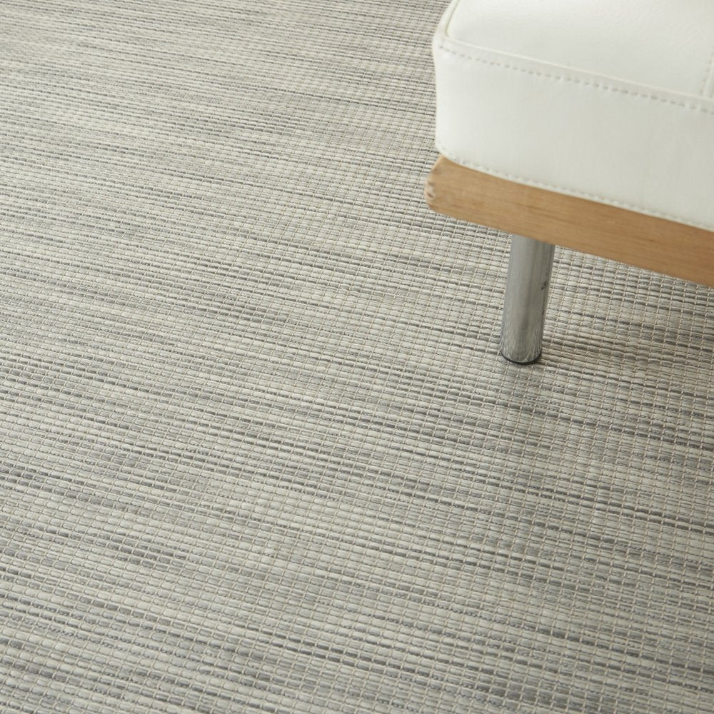 5' X 7' Light Gray Indoor Outdoor Area Rug
