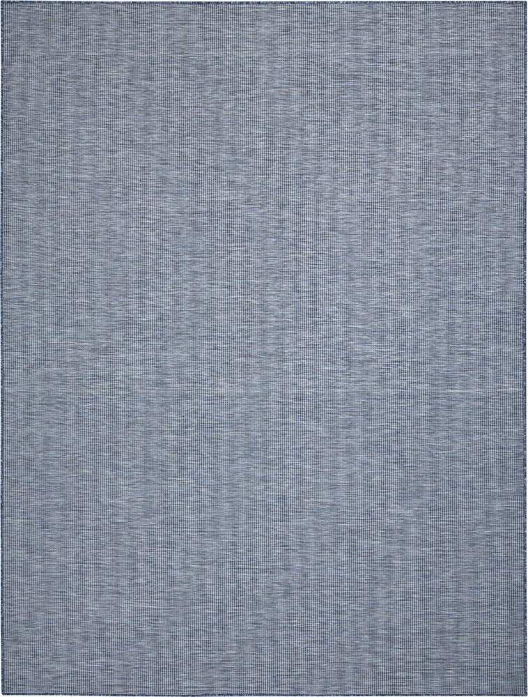 7' X 10' Navy Blue Indoor Outdoor Area Rug