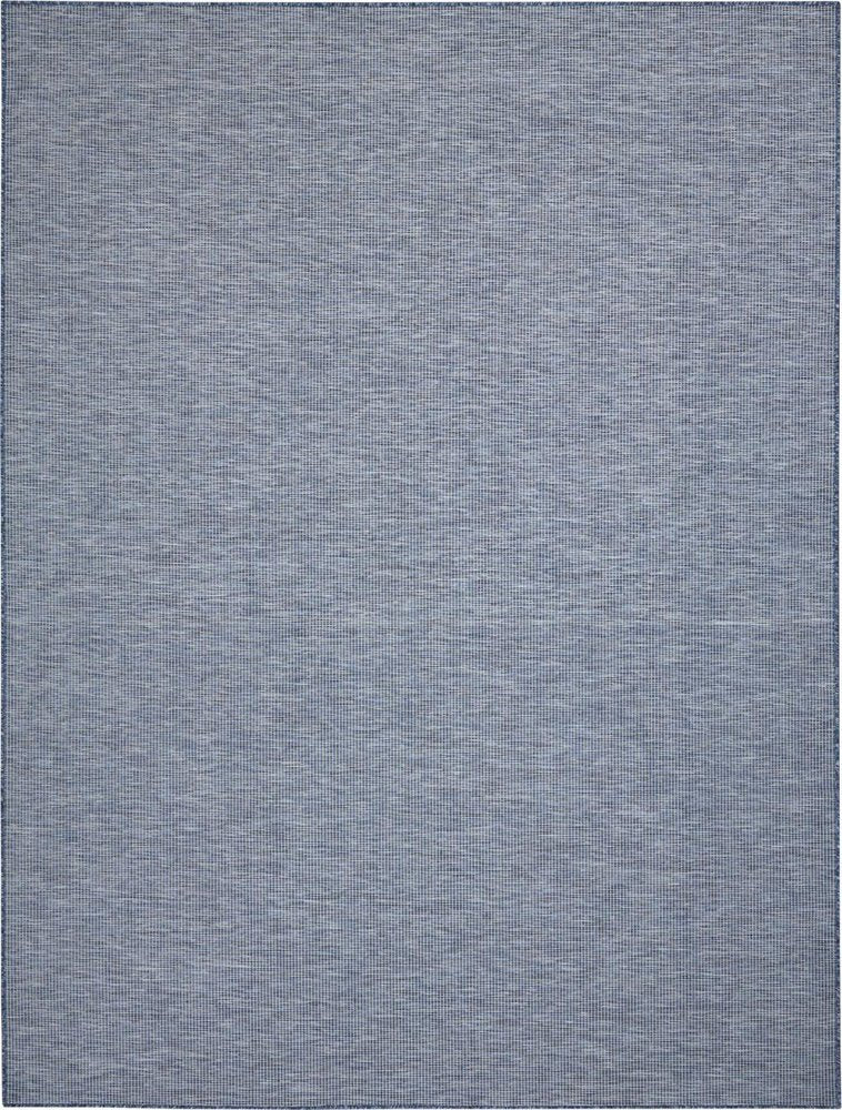 7' X 10' Navy Blue Indoor Outdoor Area Rug