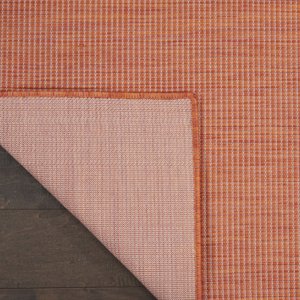 8' X 10' Terra Cotta Indoor Outdoor Area Rug