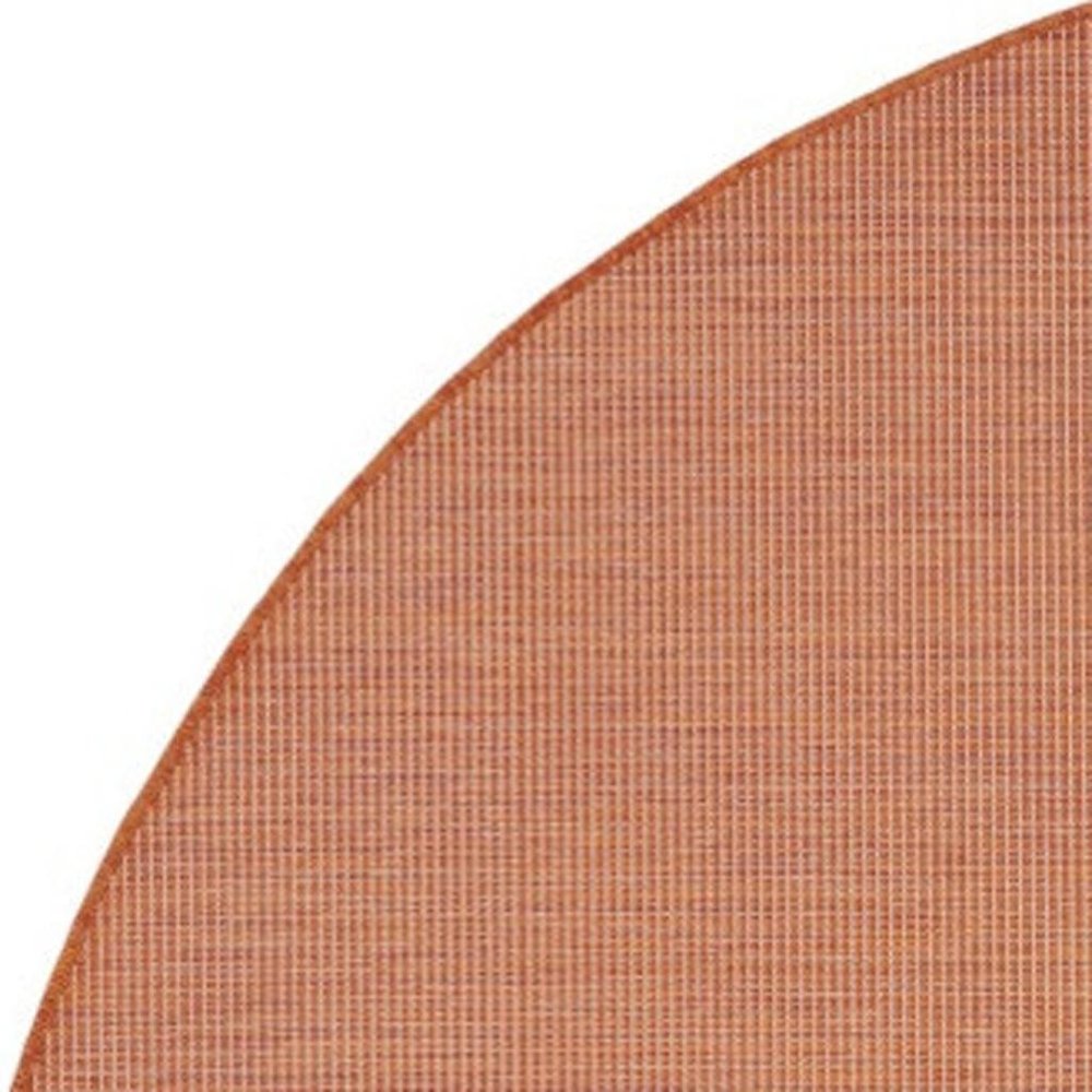 8' Terracotta Indoor Outdoor Area Rug