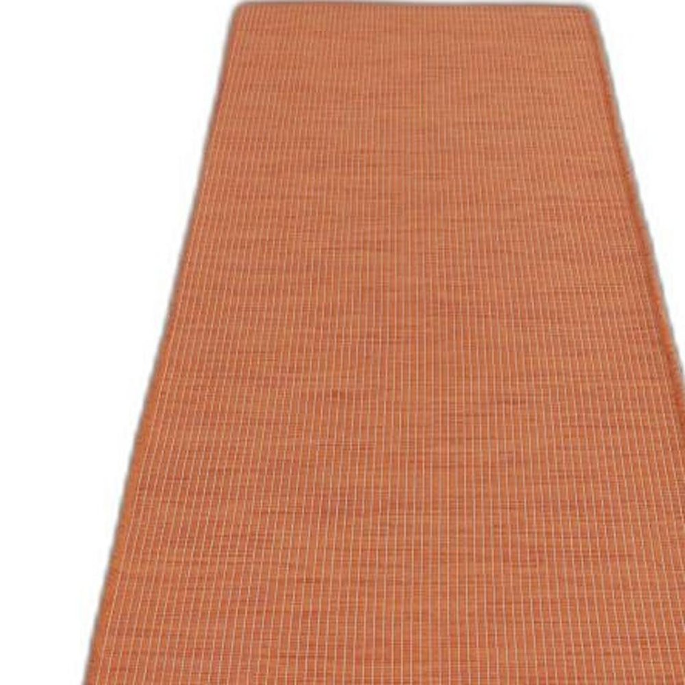 12' Terracotta Indoor Outdoor Area Rug