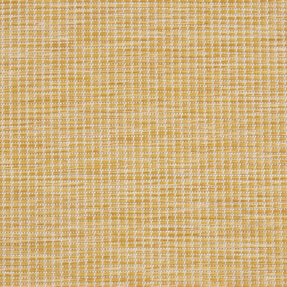8' Yellow Indoor Outdoor Runner Rug
