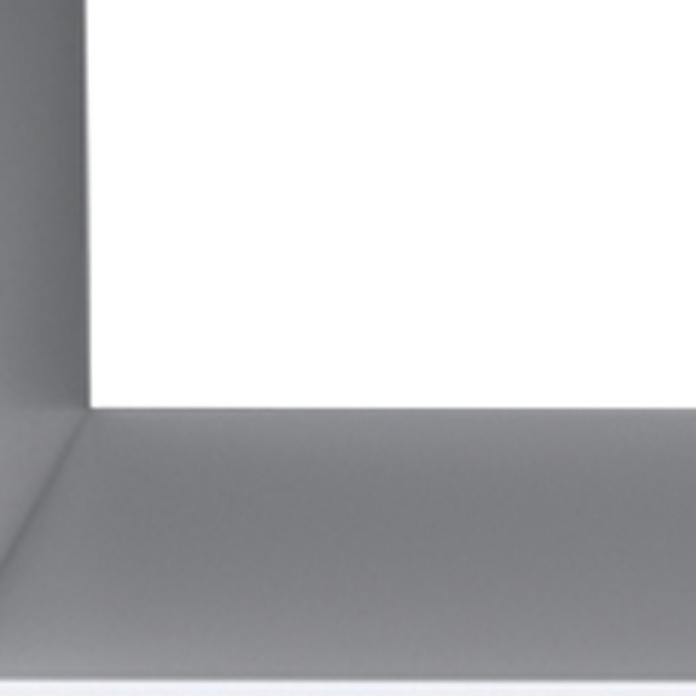 20" White Wood One Drawer Nightstand