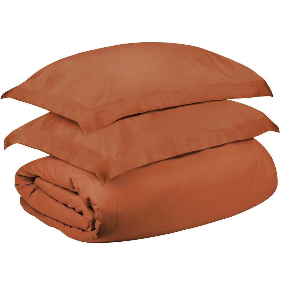Pumpkin Twin Cotton Washable Duvet Cover Set