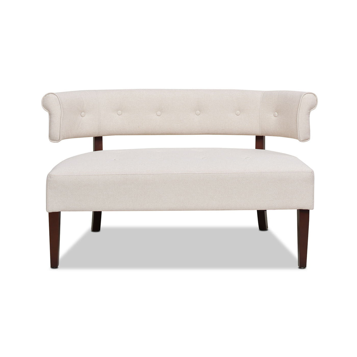 Jared - Versatile Roll Arm Tufted Bench Settee by Couch.com