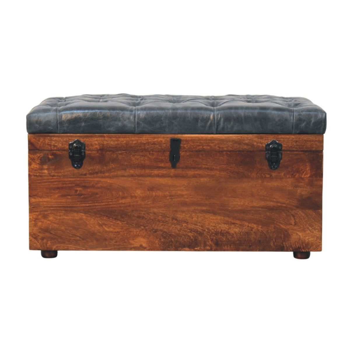 Buffalo - Artisan Furniture Leather Storage Trunk by Couch.com