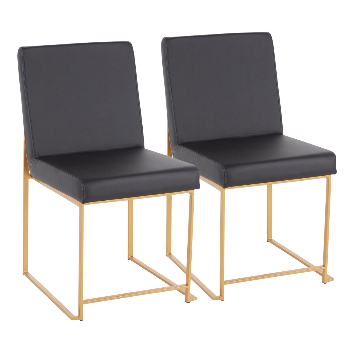 Fuji - Contemporary Stylish Frame, High Back Dining Chair (Set of 2) by Couch.com