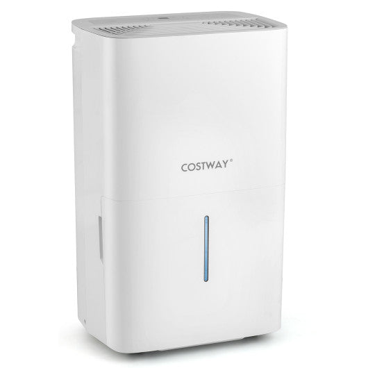 150 Pints Dehumidifier with 24H Timer and LED Display-White