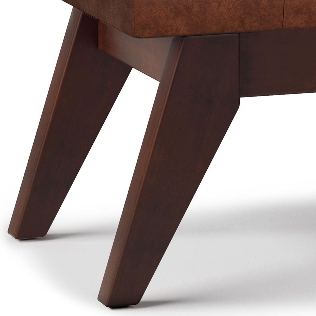 Draper - Upholstered Mid Century Tufted Ottoman Bench by Couch.com