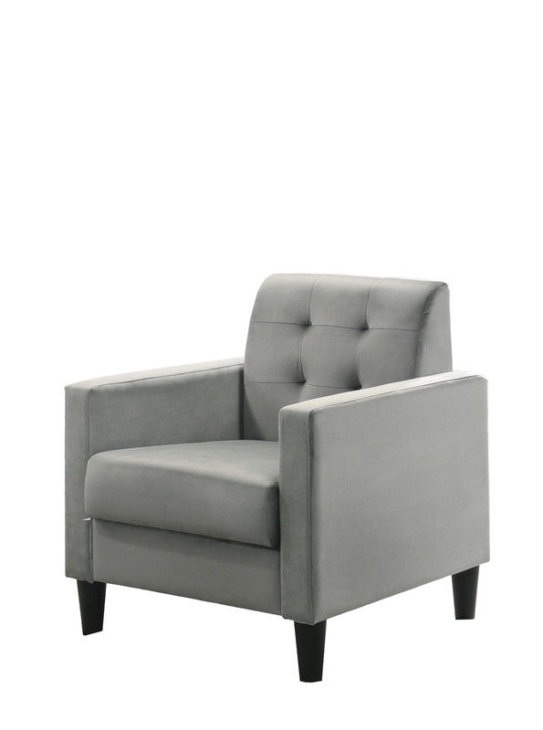 Hale - Velvet Accent Armchair With Tufting by Couch.com