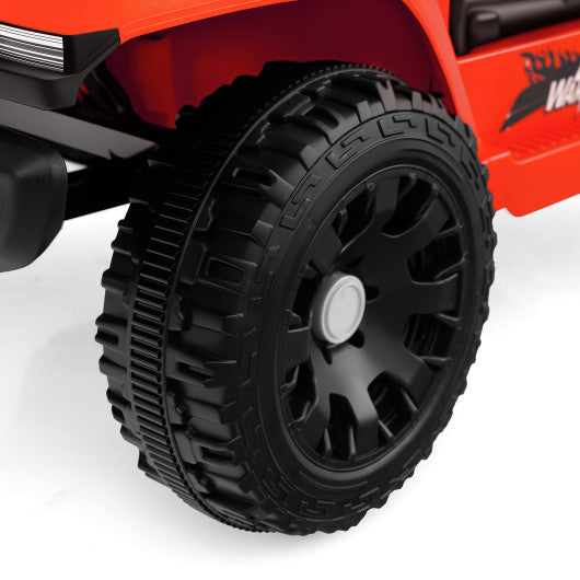 12V Kids Ride on Truck Car Battery Powered Electric Vehicle-Red