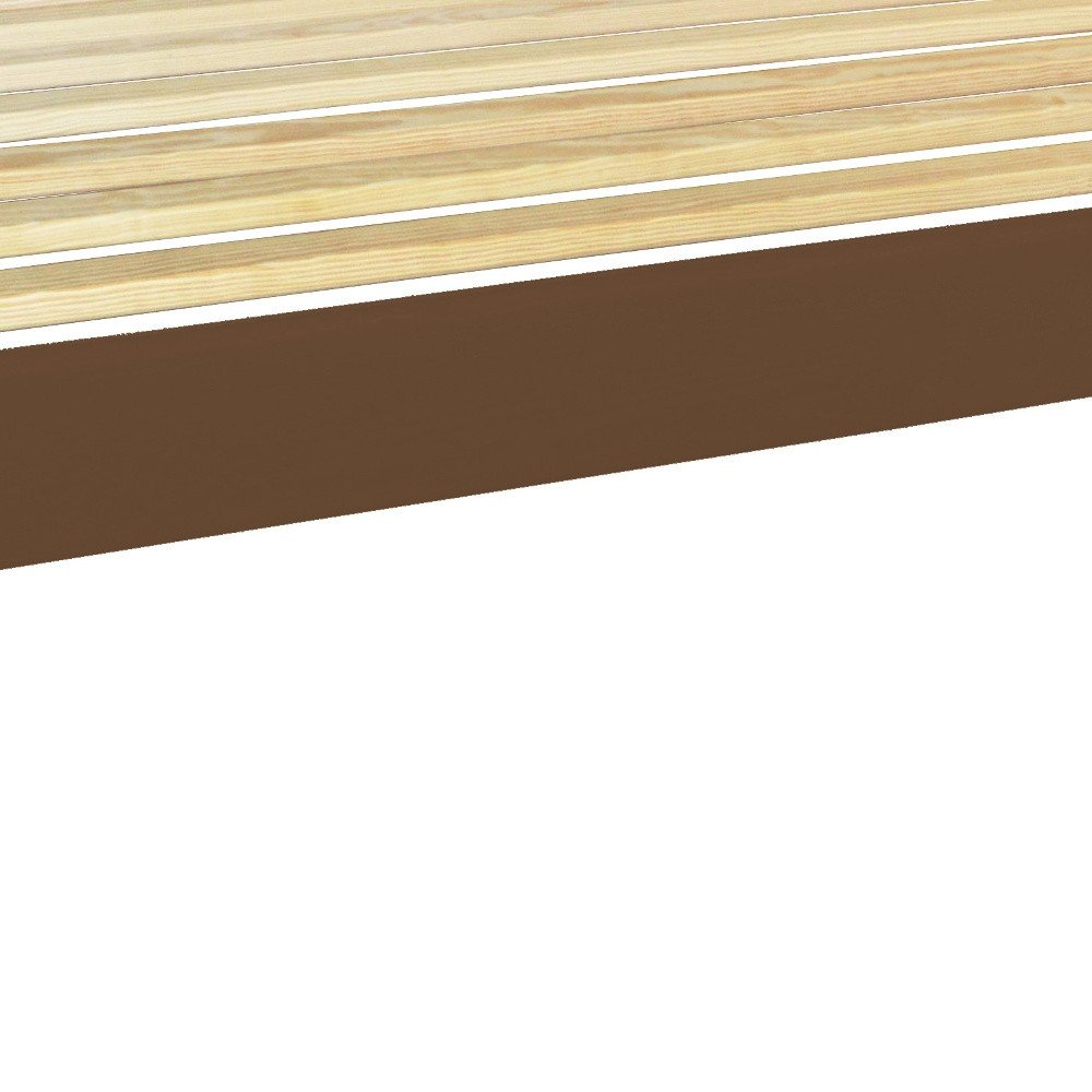 Brown Solid Wood Full Bed Frame