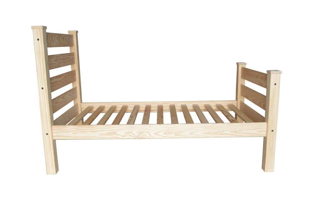 Natural Solid Wood Twin Bed Frame