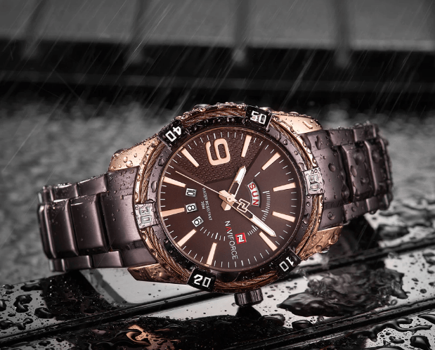 Men's Luxury Stainless steal Waterproof Watch With Day And Date Display Unique Design Perfect Gift In Modern Metal Men Wrist Watch Design