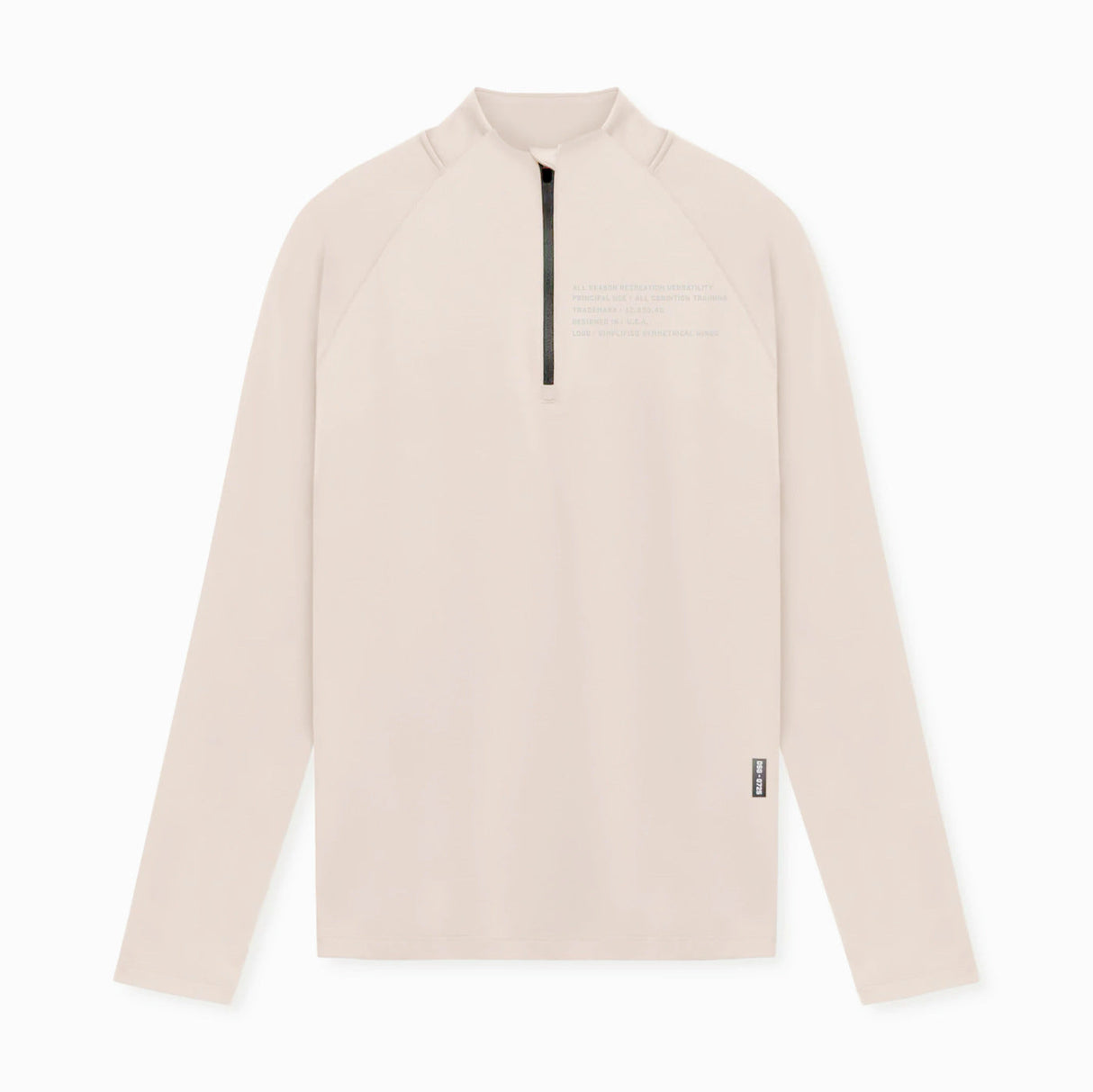 Men's Small Turtleneck Slim-fit Half Zipper Training Long Sleeve T-shirt