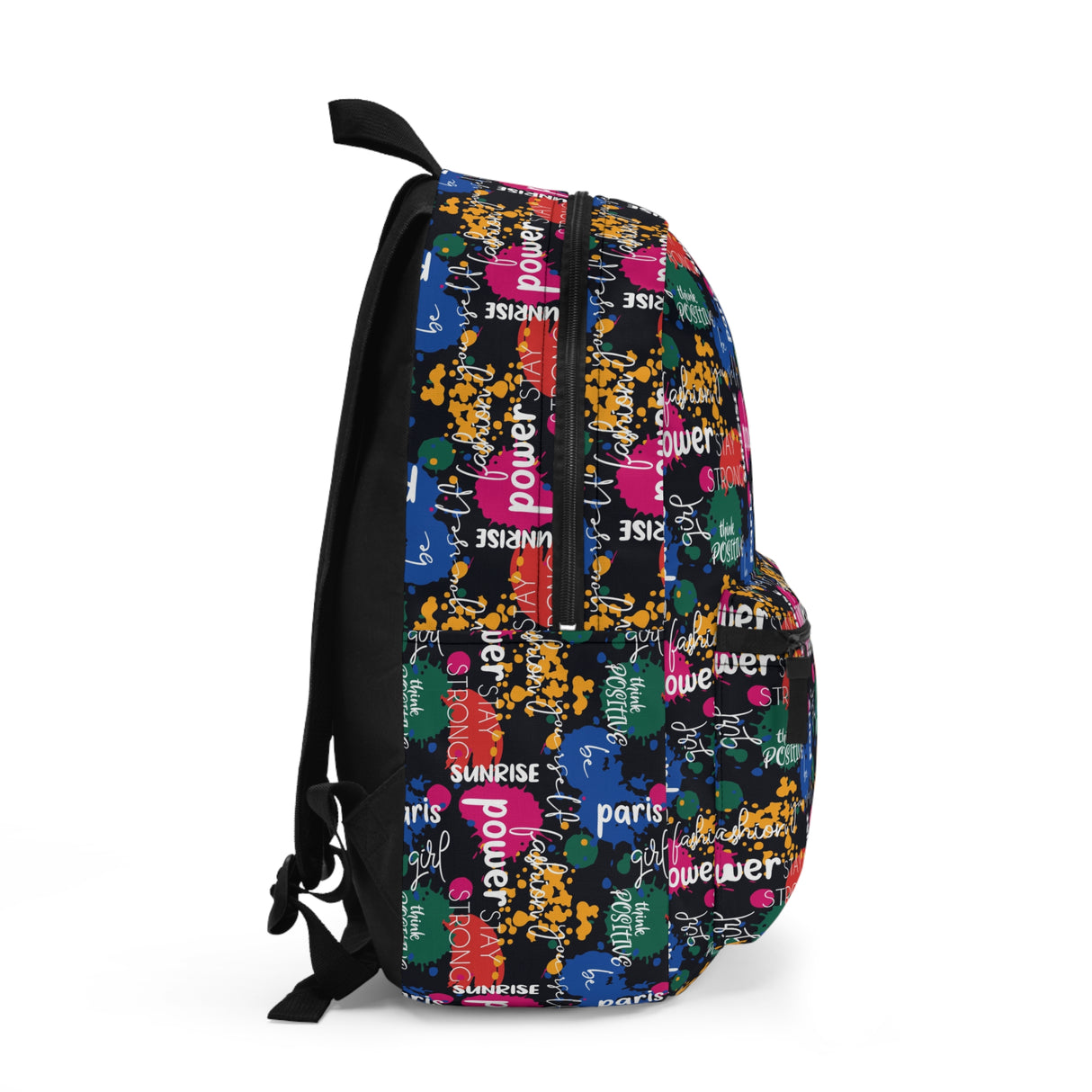 Kids Words of Wisdom Black Backpack