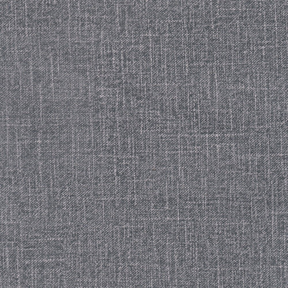 30" Slate Gray And Black Fabric And Steel Bar Height Bar Chair