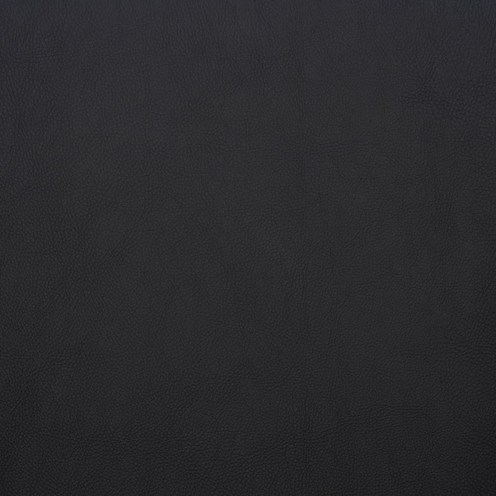 31" Black And Silver Faux Leather And Stainless Steel Low Back Bar Height Swivel Bar Chair