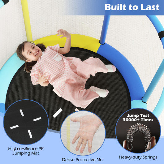 10 Piece Outdoor Patio Dining Set with 15 Feet Double-Sided Twin Umbrella-Gray