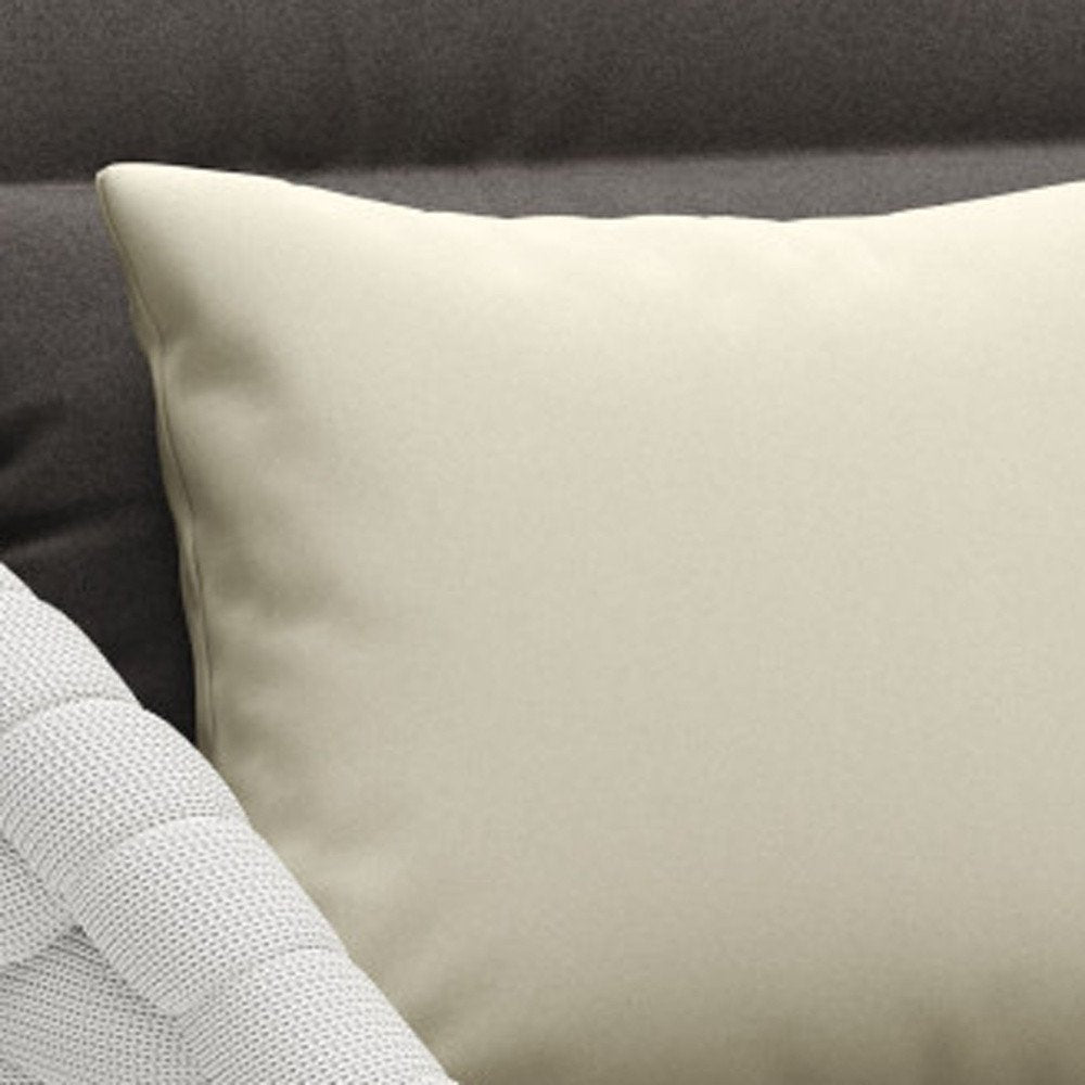 34" Gray And White Fabric Club Chair And Toss Pillow