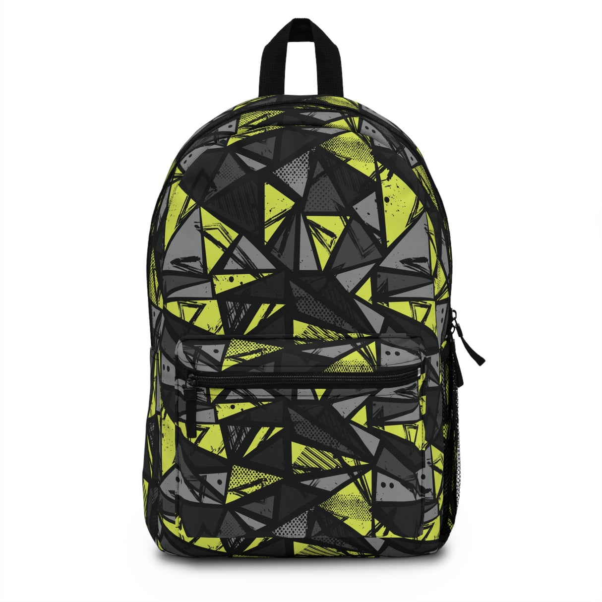 Kids Abstract Black Yellow Backpack