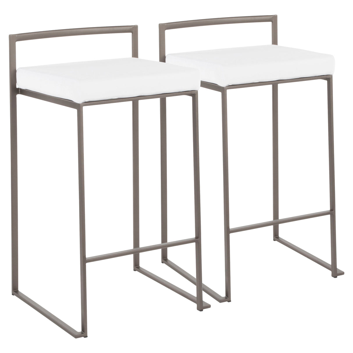 Fuji - Industrial Stackable Counter Stool Elegant Design by Couch.com