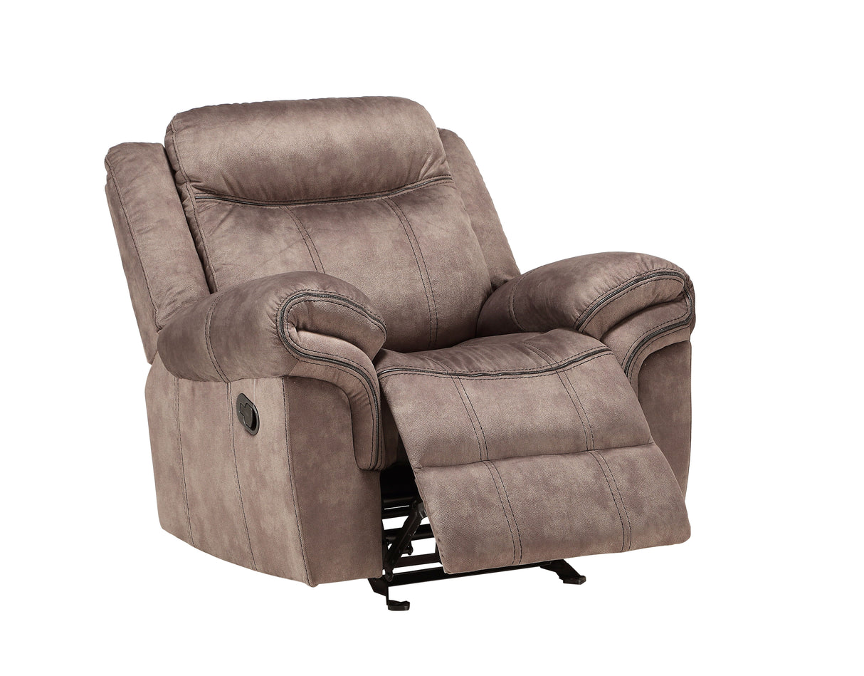 Zubaida - Two Tone Velvet Glider Recliner by Couch.com