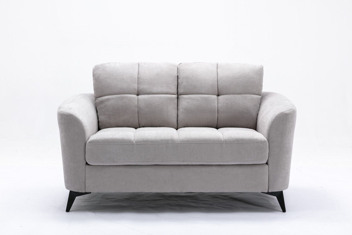 Callie - Woven Fabric Loveseat by Couch.com