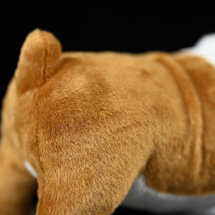 Cute Dog Doll Simulation British Plush Toy