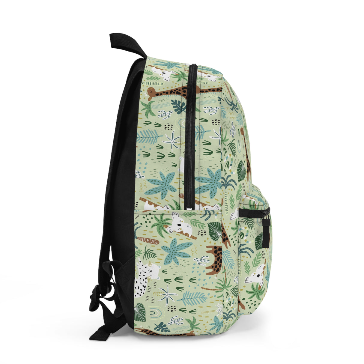 Kids Animals Green Backpack